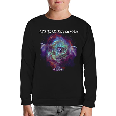 Avenged Sevenfold - Stage Stardust Siyah Çocuk Sweatshirt