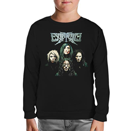 Escape the Fate Siyah Çocuk Sweatshirt