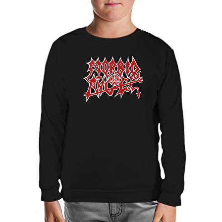 Morbid Angel - Logo 2 Siyah Çocuk Sweatshirt