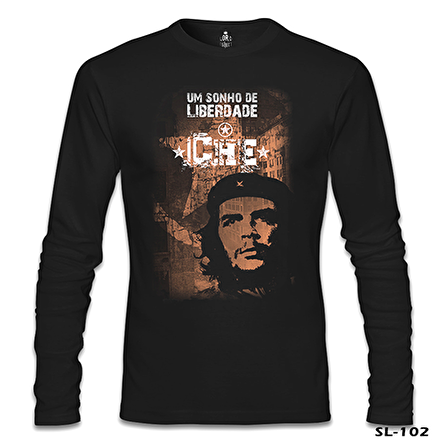 Che Guevara - City Siyah Erkek Sweatshirt