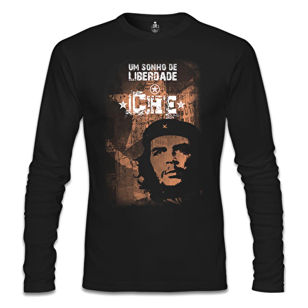 Che Guevara - City Siyah Erkek Sweatshirt