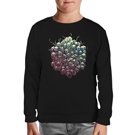 TesseracT - Errai Siyah Çocuk Sweatshirt
