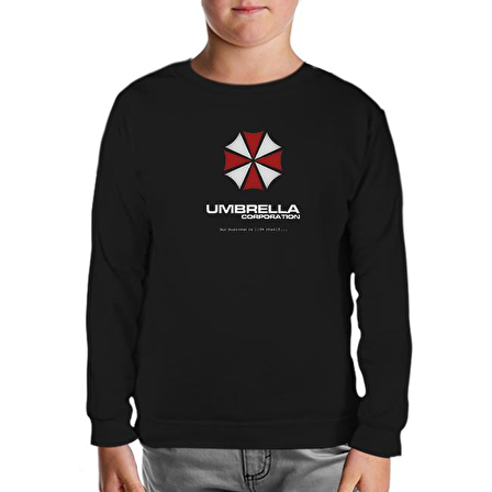 Umbrella Corps - Business Siyah Çocuk Sweatshirt