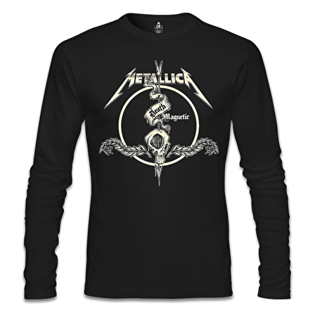 Metallica - Death Magnetic Siyah Erkek Sweatshirt