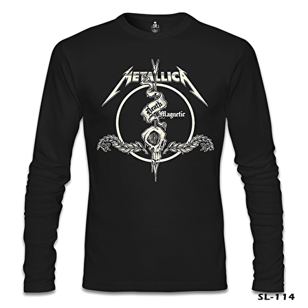 Metallica - Death Magnetic Siyah Erkek Sweatshirt