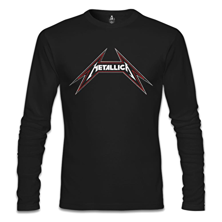 Metallica - Logo Siyah Erkek Sweatshirt