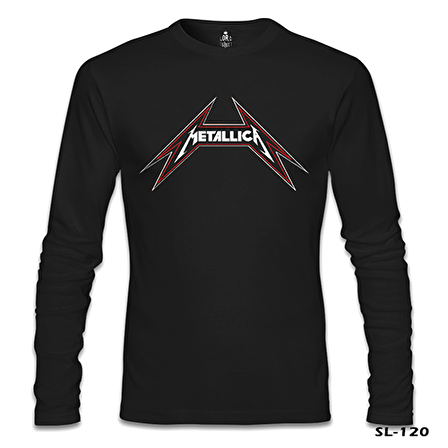 Metallica - Logo Siyah Erkek Sweatshirt