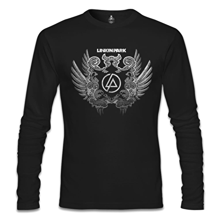 Linkin Park - Wings Siyah Erkek Sweatshirt