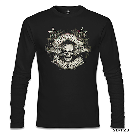 Avenged Sevenfold - A7X Siyah Erkek Sweatshirt