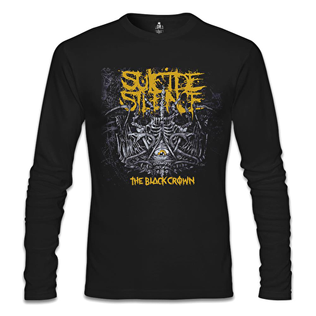 Suicide Silence - The Black Crown Siyah Erkek Sweatshirt
