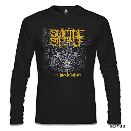 Suicide Silence - The Black Crown Siyah Erkek Sweatshirt