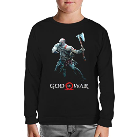 God of War - The Force Siyah Çocuk Sweatshirt