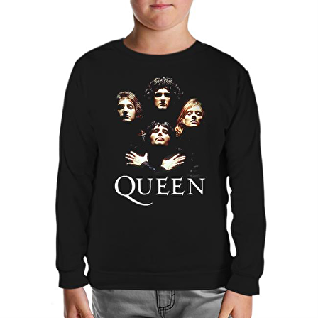 Queen - Bohemian Rhapsody Siyah Çocuk Sweatshirt