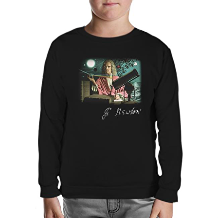 Newton Siyah Çocuk Sweatshirt