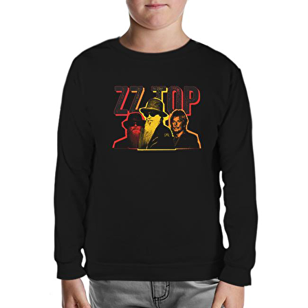 ZZ Top - Tribute Siyah Çocuk Sweatshirt