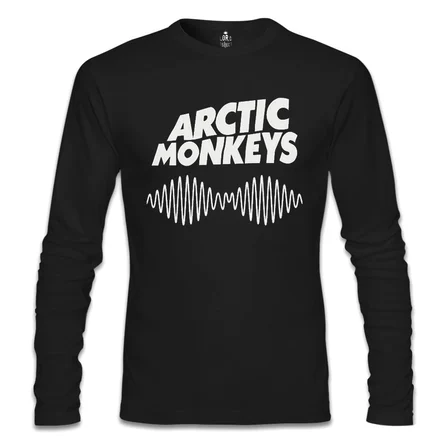 Arctic Monkeys - White Siyah Erkek Sweatshirt