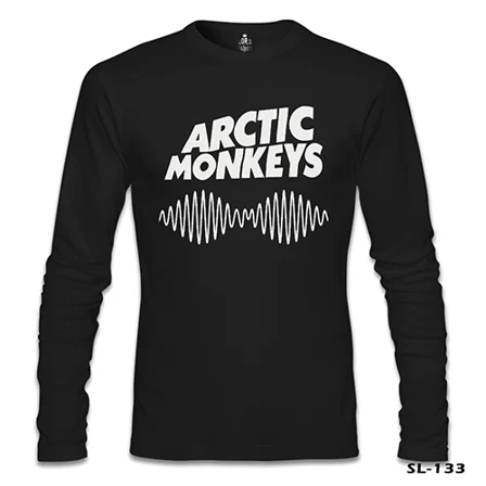 Arctic Monkeys - White Siyah Erkek Sweatshirt