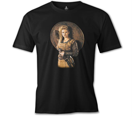 Vikings - Lagertha Siyah Erkek Tshirt