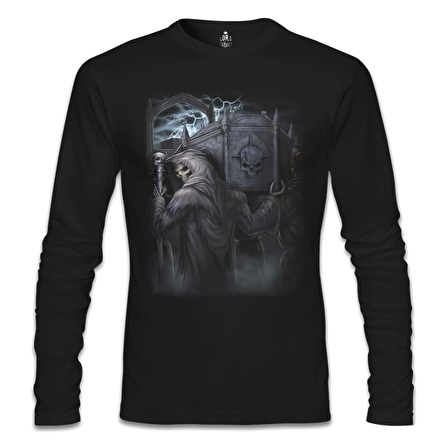Kurukafa - Coffin Siyah Erkek Sweatshirt