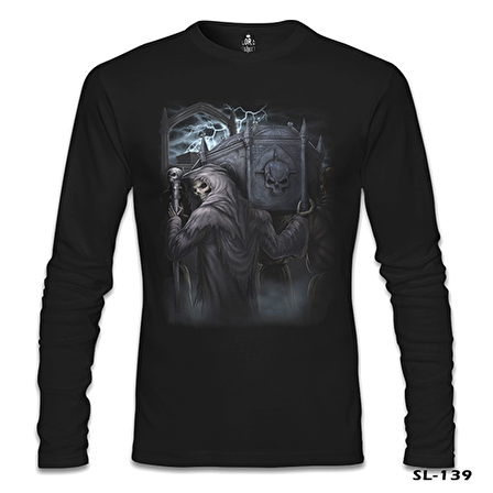 Kurukafa - Coffin Siyah Erkek Sweatshirt