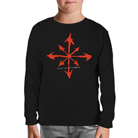 Craft - The Universe Siyah Çocuk Sweatshirt