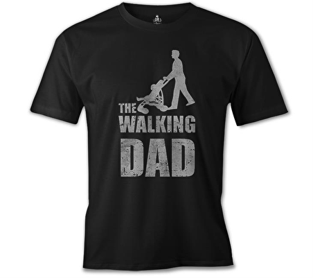 The Walking Dad Siyah Erkek Tshirt