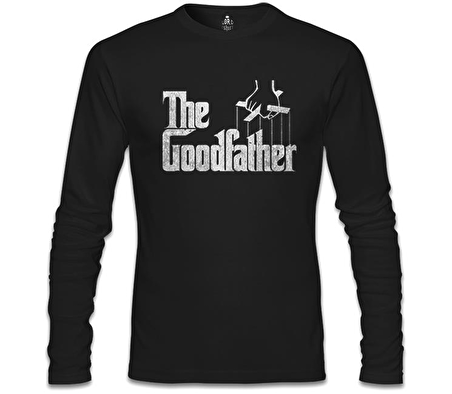 The Goodfather Siyah Erkek Sweatshirt