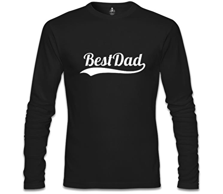 Best Dad Siyah Erkek Sweatshirt
