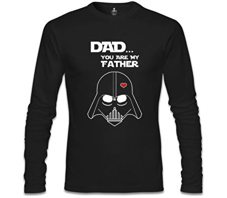 Star Wars - You are my Father Siyah Erkek Sweatshirt