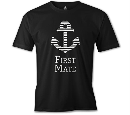First Mate Siyah Erkek Tshirt