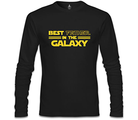 Star Wars - Best Father Siyah Erkek Sweatshirt