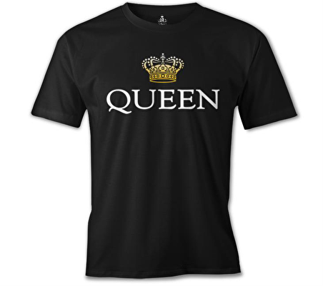 Queen Siyah Erkek Tshirt