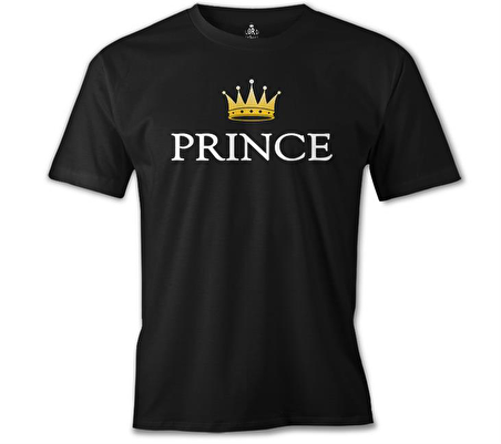Prince Siyah Erkek Tshirt