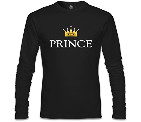 Prince Siyah Erkek Sweatshirt