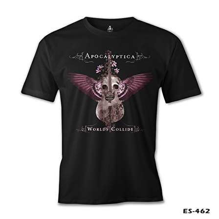 Apocalyptica - Worlds Collide Siyah Erkek Tshirt