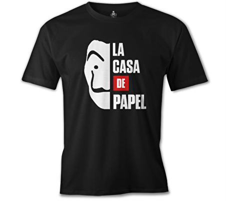 La Casa De Papel - Maestro Siyah Erkek Tshirt