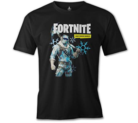 Fortnite - Freeze Siyah Erkek Tshirt