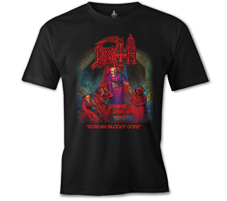 The Death - Scream Siyah Erkek Tshirt