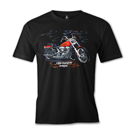 Motosiklet - Ride Extraordinary Siyah Erkek Tshirt