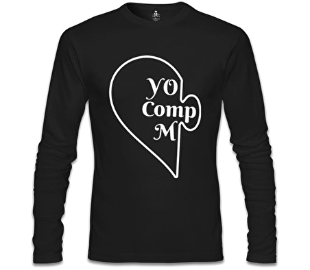 You Complete - Comp Siyah Erkek Sweatshirt