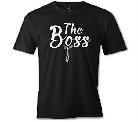 The Boss Siyah Erkek Tshirt