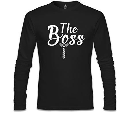 The Boss Siyah Erkek Sweatshirt
