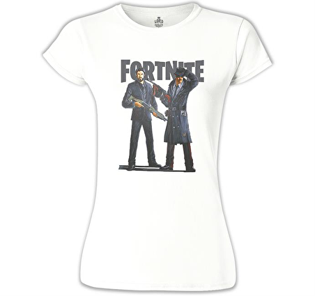 Fortnite - Gangs Beyaz Bayan Tshirt