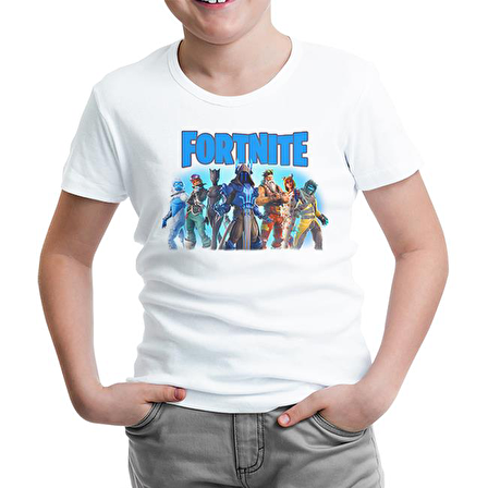 Fortnite - From Darkness Beyaz Çocuk Tshirt