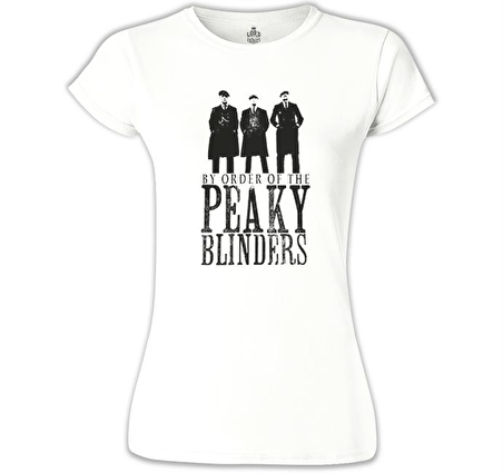Peaky Blinders - Brothers Beyaz Bayan Tshirt