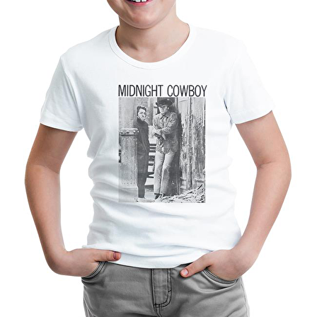 Midnight Cowboy Beyaz Çocuk Tshirt