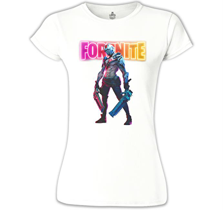 Fortnite - Rust Lord Beyaz Bayan Tshirt