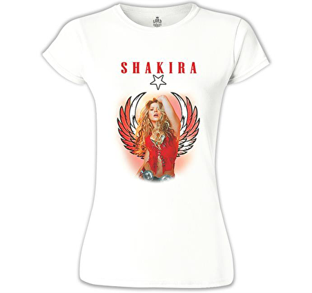 Shakira - İstanbul Beyaz Bayan Tshirt
