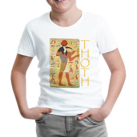 Thoth Beyaz Çocuk Tshirt