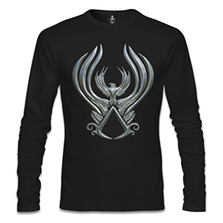 Assassin's Creed - Wings Siyah Erkek Sweatshirt